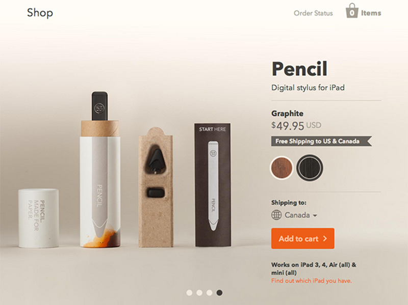 Fifty Three Product Page