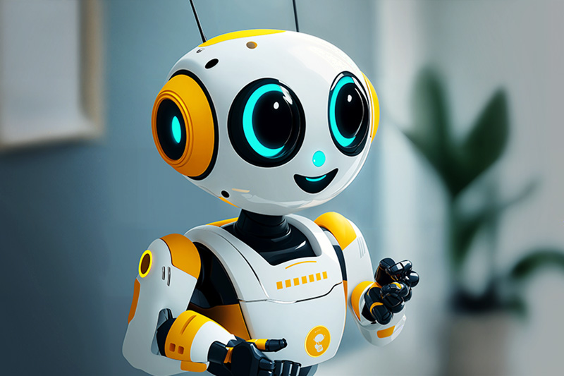 Image of a Cute Little Robot